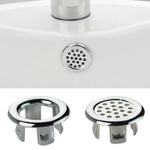 Drains Washbasin Overflow Ring Lightweight Overflow Ring Hollow Bathtub Sink Hole Round Overflow Cover Kitchen Bathroom Anti-overflow