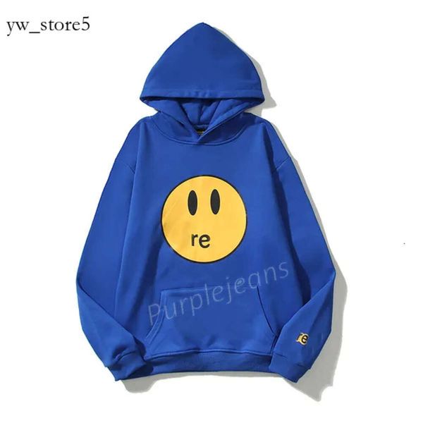 Draw Sweat à capuche Mode Qualité Sweat à capuche Winter House Smile Face Simple Jeunes hommes et femmes Sweatshirts Causal Plain Drews Pull à capuche à manches longues Tops Vêtements 8934