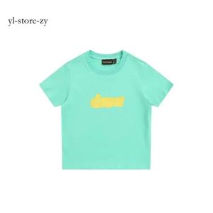 Camisa de dibujo Baby Boys Clothy Cotton Girls Smile Dibujos Fache Diseñador para niños Camiseta de manga corta Simple Camisa de dibujo 4672