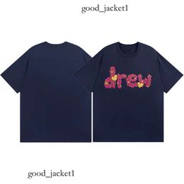 Draw Shirt Mens Designer T-shirt Summer Drawdrew Shirt Smiley Face Bracelet Graphic Tee T-shirt à manches courtes T-shirt Souriant Shirt Harajuku Tees Draw Shirt 876