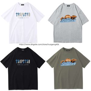 Camiseta Draw Tish Print Me Shirt Summer Trapstar Fashion Shirt Shirt Shirth Man Man Rock Star Shirt Designer Golf T Whal