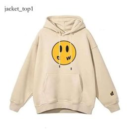Drawtrew hoodie de hoogste kwaliteit hoodies sweatshirts gele man retro kastlade smiley face sweatshirt t -shirt mouw capuchon Draw fd47 c3c4