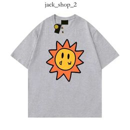 Drawdre T-shirt Men Designer T-shirt Smiley Sun Playing Cards Tee Drawdren T-shirt Graphic Printing Drew Tshirt Summer Trend Short Shirts Casual Shirts Top 434