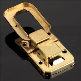 Tiroir verrouillage boucle bijoux cadeaux Boîte à vin Boîte de verrouillage en bois Souffle solide boucles Agraffe Lock Hasps Halps Hardware Door Furniture 47 * 33 mm