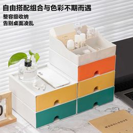 LAD TYPE COMPARTIMENT Desktopopslag Box Cosmetica Rack Tidy Dust-Proof Artifact on Student
