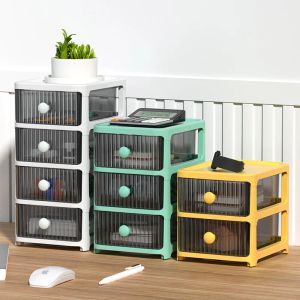 Laden Office Desktop Storage Box Transparante kleine lade opbergkast bureau briefpapier puin sorteer opbergdoos goede kantoorartikelen