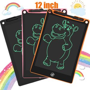 Teken- en schilderbenodigdheden 12 inch LCD-schrijftablet Leren onderwijsspeelgoed voor kinderen Schrijven Tekentafel Meisjesspeelgoed Magisch schoolbord voor kinderen 231031