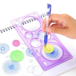 Drawing Painting Supplies 1pcs Geometric Ruler for Students Mathematics Drawing Drafting Tools Learning Painting Children Puzzle Toys Spirograph Art Tool
