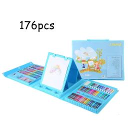 Dessin Peinture Fournitures 42208Pcs Enfants Art Set Jouets éducatifs Aquarelle Crayon Crayon Stylo à eau Ding Board Doodle Enfants Cadeau 24 Dhdyl