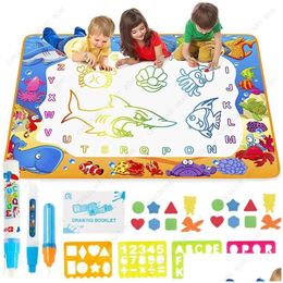 Dessin Peinture Fournitures Coolplay Magique Eau Ding Tapis Coloriage Doodle Avec Jeu Montessori Jouets Conseil Éducatif 240117 Drop Delive Dh5Vg