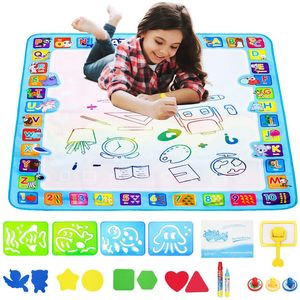 Drawing Painting Supplies Coolplay Magic Water Mat Coloring Doodle with Pens Montessori Toys Board Educational for Kids 230307