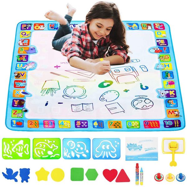 Dessin Peinture Fournitures Coolplay Magique Tapis D'eau Coloriage Doodle avec Stylos Montessori Jouets Conseil Éducatif pour Enfants 230307