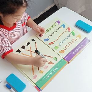 Tekening Tablet Potlood DIY Color Shape Math Match Game Book Traw Painting Set Learning Educatief speelgoed voor kinderen fabriek Beste