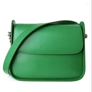 DrawString 2024 Retro Classic Green Handbag Laides Laides Trendy All-Match Crossbodybody Bag Niche Top Handle Luxury Women Designer Marque