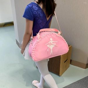 Drawstring Ballet Dance Bags Girls 'Lovely Waterproof Princess Bag Women Soprts Latin Backpack High-Capacity Zipper Lace Handtas