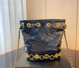 Дизайнерская сумка через плечо на шнурке, женская роскошная ведро