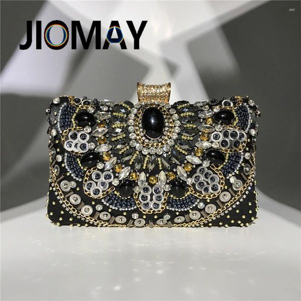 Cordon JIOMAY fleur diamant luxe sacs à main de créateur brillant et luxueux Style sac carré sac à main modèles épaule messager