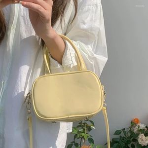 Cordon Corée Mode Cuir Sac À Main Femme Kawaii Polyvalent Macaron Couleur Casual Petit Sac Carré Simple Haut De Gamme Aisselles 2024