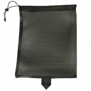Drawstring mesh opbergtas sporttas sport gym tas multi -doele wasserij tas ultralight ademende voor zwemmen duiken snorkelen k2um#