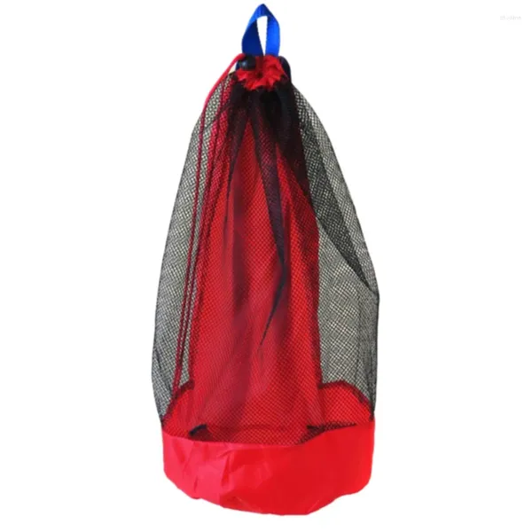 Sac à dos Portable à cordon de serrage, grande capacité, rangement de jouets de sable, vêtements pour enfants, serviettes, sac en maille pour enfants, filet de sport en plein air