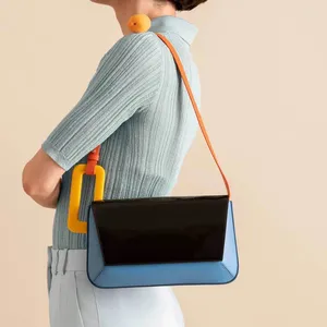 Sacs à main de styliste en cuir pour femmes, petit sac à bandoulière à cordon de serrage, à la mode, 2024