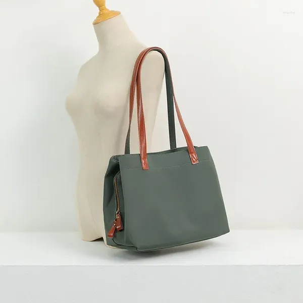 Bolso de mujer con cordón y Material Oxford, bolso informal de gran capacidad, bolso de hombro para mujer, bolso versátil de moda de alta calidad