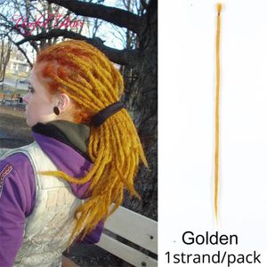 Dread Hair Extensions 20 inch Zachte Dreadlocks Crochet Vlechten Jumbo Hairstyle Ombre Kleur Synthetische Faux Locs Vlechten Haarextensies