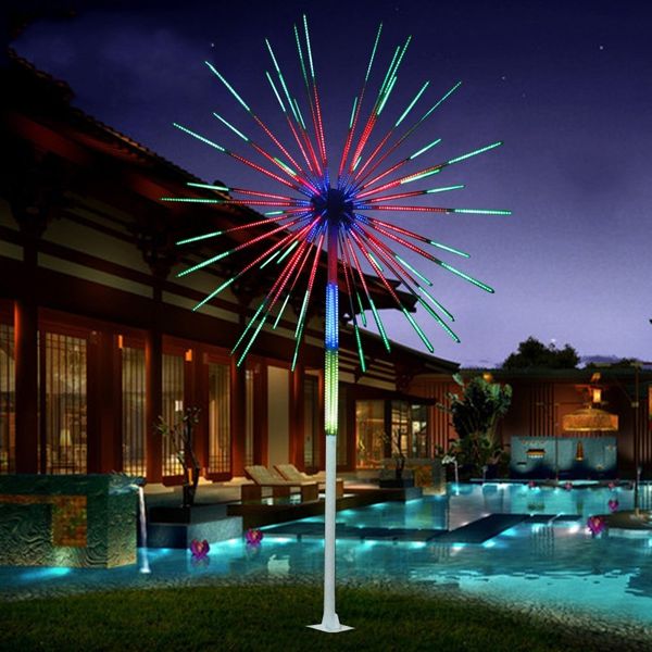 Rêve couleur changeante LED feux d'artifice lumière étanche arbre de noël lumière fée lampe pour Patio cour fête noël mariage décor