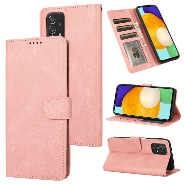 Rêve En Cuir Flip Purse fente pour carte Téléphone Cas étui pour samsung Galaxy S10 Note20 A20 A30 A20E A40 A50 A70 A21 A51 A71 A81 A91 A11 A41 A31 A21S A01 CORE