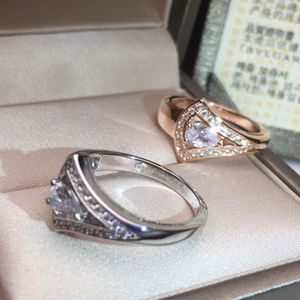 dream rok serie designer ring voor vrouw diamant officiële reproducties Verguld 18K merk designer kristal met doos 042