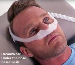 Oreillers nasaux de vêtements de rêve avec couvre-chefs et quatre cushinss sw mmw pour le sommeil ronflement de l'apnée universelle tous les ventilateurs 240424