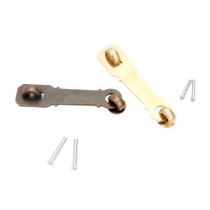 Dreld 1pc 110 * 25 mm Boîte en cuivre Lock Hasp Lock Antique en laiton Boucles de verrouillage pour armoire de porte bijoux de bijoux