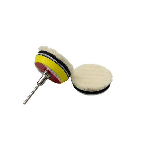 Die Grinder Polishing Tools Set 2 pcs Éponge Polissage Disque Pad 1 pc 3mm support d'arbre pour Métal Plastique Bois Vitrage Cirage