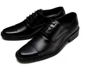 Jurk 38-47 Men Big Size Pu Leather Formal Business Pointed Toe trouwschoenen heren Oxford Flats 29265's