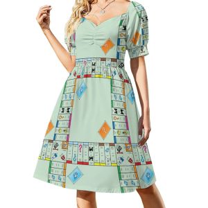 Vestir Juego de Mesa Monopoly Vestido vestir vestidos Ropa de mujer Vestido largo de mujer