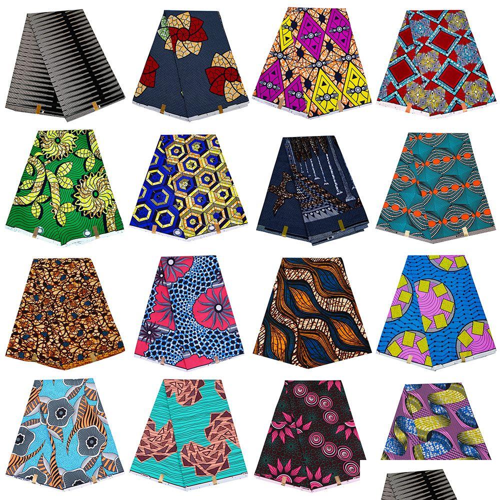 Sukienka tkaninowa koronkowe sukienki materiałowe Nigeria African Wax Cloth haft do dostawy dhts0