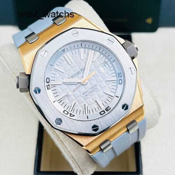 Vestido Mujer Reloj AP Royal Oak Offshore Series Reloj para hombre 42 mm de diámetro Automático Mecánico Precisión Acero Caucho Moda Casual Reloj masculino 15711O