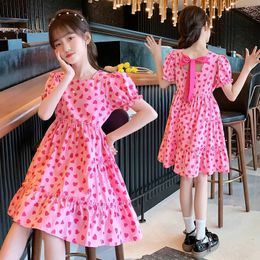 Jurk Girl Summer Party Childrens Lovely Princess Dresses Kids Fashion Casual Cleren Baby 2 tot 11 12 jaar oud 240403