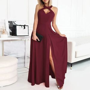 Robe Offre Spéciale robes Sexy pour femmes 2022 grande taille plage col en V robes de fête d'été décontracté une ligne longue robe formelle robe femme