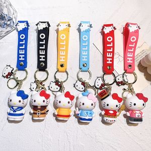 Robe chat japonais porte-clés mignon cross dressing arc chat voiture sac pendentif petit cadeau