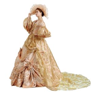 Robe Kemao Robe de bal victorienne, personnalisée, Party Rococo, Robe médiévale, Costume de bal Champagne Marie Antoinette, Boutique officielle