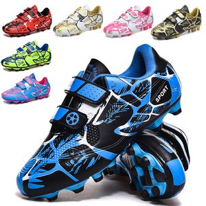 Robe enfants chaussures de Football FGTF Football professionnel crampons herbe formation Sport chaussures garçons en plein air Futsal Soocer bottes 28-38 230816 GAI GAI GAI