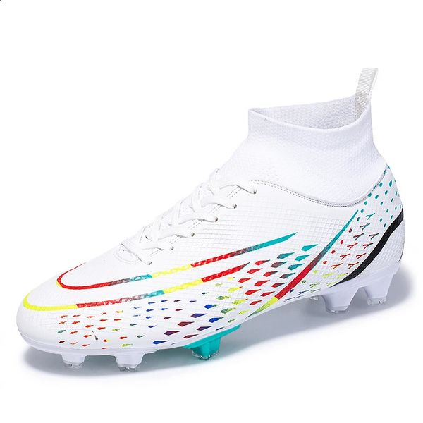 Habille des hommes 399 FOOTBALLES SOCCER SOCCER BOOTS FEMMES EXTÉRIEURES ADULLAGE Adolescent Cleat Training Match Sneakers Breathable Hightop 231109 643