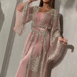 Vestido nuevo en vestido de mujer estampado en caliente 2023 elegante Sexy Sling cola pequeña Cremallera larga diseño chal decoración banquete vestido de noche