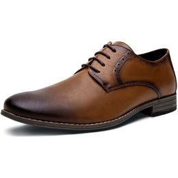 Vestido Oxford Plain Men's Josen Toe Classic Formal Derby zapatos 809 B