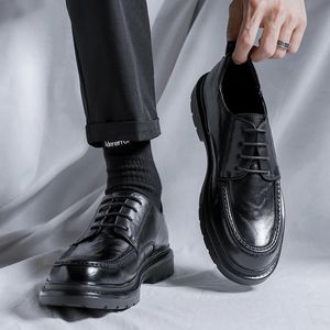 Dress Party Oxford Fashion Men 227 Lace-Up Wedding Classic Business Formal Pointed Leather Man Social Office Shoes 2 86