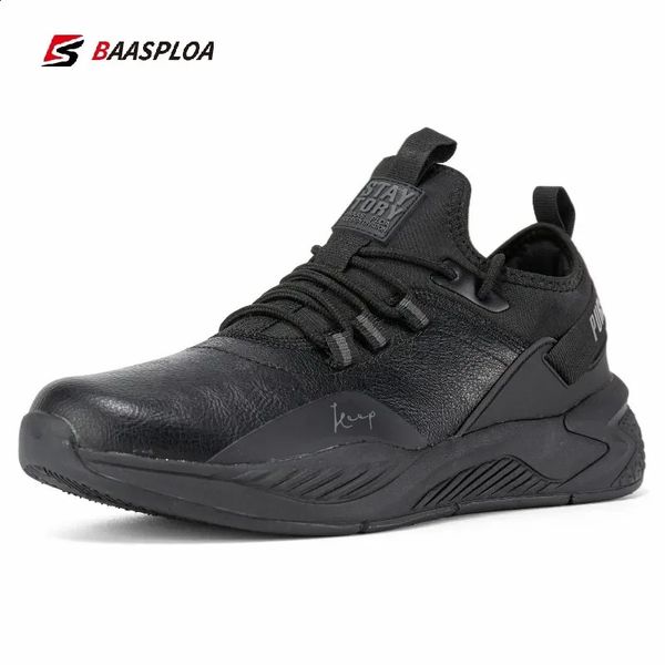 Robe Running Men Baasploa 151 Sneaker en cuir non glissé Sneaker Light Tennis Chaussure imperméable Chaussures décontractées respirantes 231109 922 S