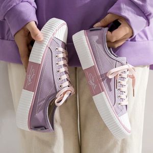 Jurk Schoen Canvas Schoenen Mode Sneakers Unisex Casual Vulcaniseer Vrouw Loafers Hoge Kwaliteit 3 Keer Vulcanisatie 231123