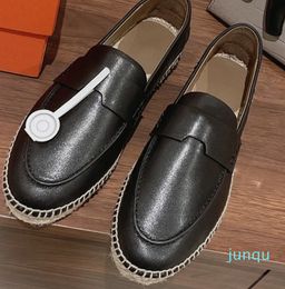 geklede schoen leren zool met inzetstuk van natuurlijk rubber Nieuw Leisure Comfort Platte loafers lente herfst merk lederen zeem loafer van hoge kwaliteit