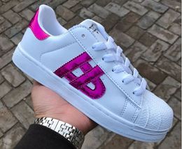 Jurk schoen! Nieuwe stijl wit / zwart goud hoofd vrouwen casual schoenen superstar vrouwelijke sneakers mannen zapatillas deportivas mujer liefhebbers sapatos femininos maat 36-44